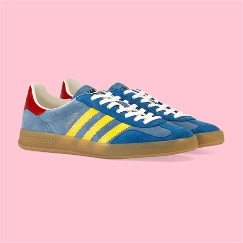 adidas x gucci men's gazelle sneaker stores|Adidas X Gucci logo.